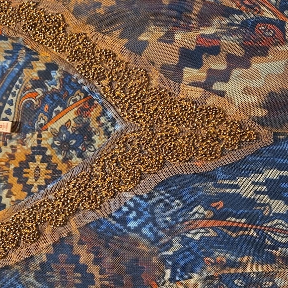 Reba high low maxi western style dress - Picture 4 of 9